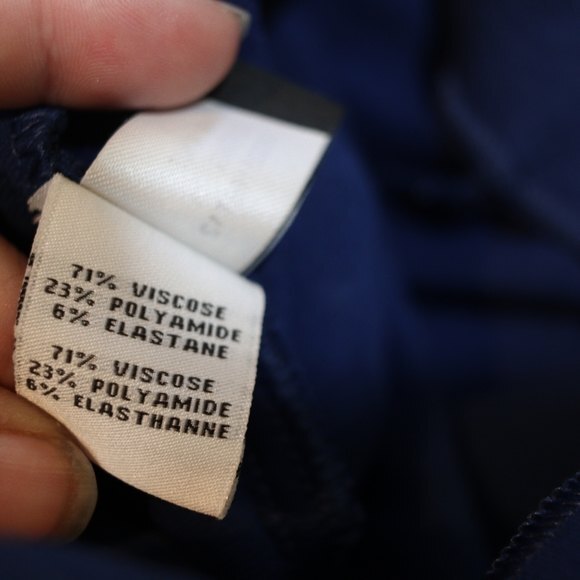Diane Von Furstenberg Gabi Knit Suiting Blue Dress 12 - Picture 10 of 16